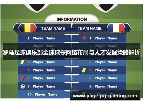 罗马足球俱乐部全球球探网络布局与人才发掘策略解析